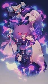 gardevoir, akari, gengar, umbreon, hisuian typhlosion, and 2 more (original  and 3 more) drawn by hakurasoa | Danbooru