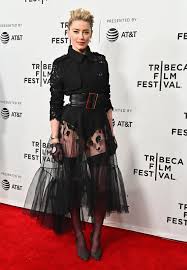 This week we show you how to get amber heard's braided red carpet look with our quick and easy tutorial. Amber Heard Wears A Naked Coat Dress With Transparent Skirt At Tribeca Film Festival