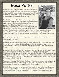Rosa Parks Close Reading Comprehension Biography With Questions Close Reading Comprehension Close Reading Passages Close Reading