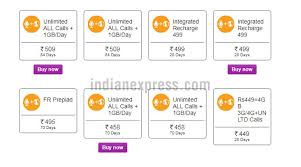 Vodafone Airtel And Reliance Jio Prepaid Recharge Plans