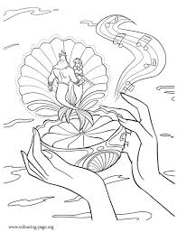 The Little Mermaid Queen Athena S Special Gift Coloring Page Mermaid Coloring Disney Coloring Pages Mermaid Coloring Pages