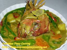 Filipino fish recipes with ingredients and procedure. Fish Head Curry Pinoy Style