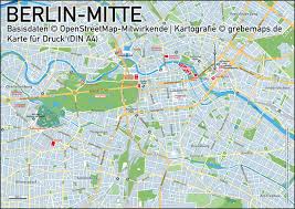 Stadtplan berlin mit sehenswürdigkeiten, parkmöglichkeiten und einer adresssuche für berlin. Karte Berlin Mitte Grebemaps Kartographie