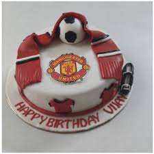 Manchester United Cake Design For Birthday Mrcake