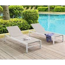 Nanafalia Sun Lounger Set Sun Lounger Lounge Chair Outdoor Patio Lounge Chairs