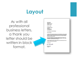 Writing A Thank You Letter Ppt Video Online Download