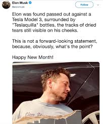 Tesla has earned $1.41 a share so far this year. Elon Musk Know Your Meme