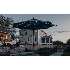 Dia solar umbrella is available in 5 colors and it can be installed in the middle of a shelf or table with holes. Solar Led Patio Umbrella String Lights Walmart Com Walmart Com