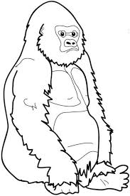 Coloring Page Bokito The Gorilla Bokito The Gorilla Monkey Coloring Pages Elephant Coloring Page Animal Coloring Pages