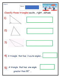 Triangle Worksheet