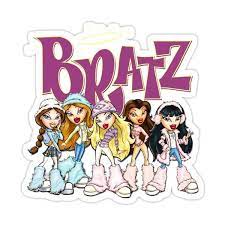 Bratz Sticker By Benwyatts Swag Poster Vintage Cartoon Logo Sticker