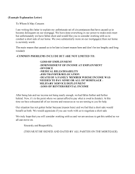 Unemployment letter to mortgage company. 48 Letters Of Explanation Templates Mortgage Derogatory Credit