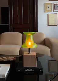 Green Pushpin Lamp by Visualgram – Chrome Jelly