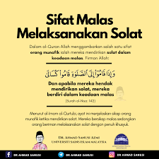 Shalat jum'at adalah wajib bagi setiap orang yang beriman. Dr Ahmad Sanusi Sifat Malas Mendirikan Solat 1 Dalam Al Quran Allah Menjelaskan Tentang Salah Satu Sikap Orang Munafik Adalah Mereka Mendirikan Solat Dalam Keadaan Malas Firman Allah Ùˆ Ø¥ Ø° Ø§ Ù‚ Ø§Ù… ÙˆØ§ Ø¥ Ù„ Ù‰