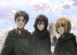 Attack On Titan Attack On Titan Attack On Titan Anime Attack On Titan Eren Mikasa has been in love with eren since grade school, but does he love her back?