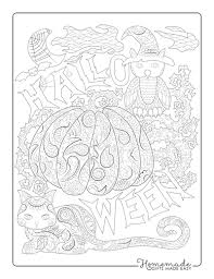 They are all free to print, and the kids will love coloring them in. 89 Halloween Coloring Pages Free Printables