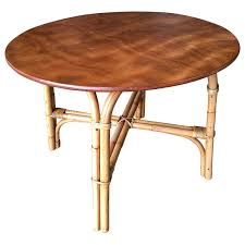 I was looking for a project at the time, and thought it might prove a decent challenge. Restored Round X Base Rattan Coffee Table With Oak Top For Sale At 1stdibs