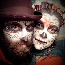Image Result For Skeleton Face Paint With Beard Beard Halloween Costumes Halloween Beard Mens Halloween Makeup