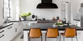 Laminate countertop in white ice granite with ora edge and integrated backsplash. 26 Gorgeous Black White Kitchens Ideas For Black White Decor In Kitchens