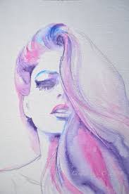 Woman Watercolor Watercolor Paintings Easy Colorful Art Art Painting
