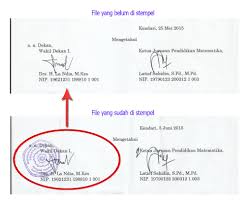 Contoh Surat 2 Tanda Tangan Contoh Surat