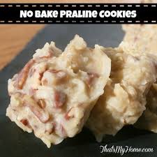 No Bake Praline Cookies Recipes Food And Cooking Recipe Coconut Recipes Praline Cookies Recipe Recipes