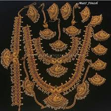 Matt Finish Antique Bridal Jewellery Set South India Jewels Antique Bridal Jewelry Bridal Jewelry Sets Bridal Jewellery Inspiration