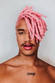 Colored dreads how to do 7 funky styling ideas. Recrutas Lucas Santos Instagram Twitter Pink Dreads Dreadlock Hairstyles For Men Dyed Dreads