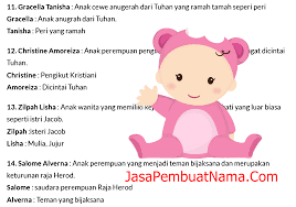 Nama bayi perempuan islami abjad a. Nama Perempuan Kristen Terbaru Nama Bayi Perempuan Kristen Dan Artinya 2020