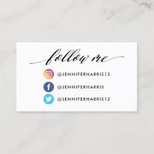 15% off with code zazpartyplan. Instagram Facebook Twitter Qr Code Business Card Zazzle Com In 2021 Qr Code Business Card Media Business Cards Social Media Business Cards