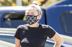 Actor zac efron remained at the top of social media trends this friday, but it wasn't for a movie exactly. Miley Cyrus Fights Coronavirus With Fashion In Gucci Face Mask