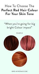 How To Choose The Perfect Red Hair Colour For Your Skin Tone Red Hair Color Skin Tone Hair Color Red Hair For Cool Skin Tones