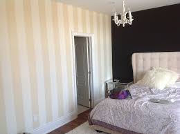 How to paint multiple striped walls tos diy. Bedroom 1 After 2 Vertical Gold Stripes And Black Accent Wall Modern Bedroom Toronto By Divisco Painting Houzz