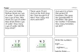 Addition worksheets, subtraction worksheets, place value worksheets, money worksheets, time. Second Grade Math Worksheets Free Printable Math Pdfs Edhelper Com