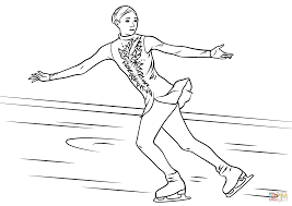 Printable figure skating coloring page. Ice Skater Coloring Page Free Printable Coloring Pages Coloring Home