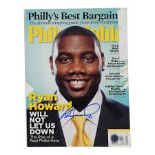 Ryan Howard Signed 2007 Philadelphia Magazine (Beckett)