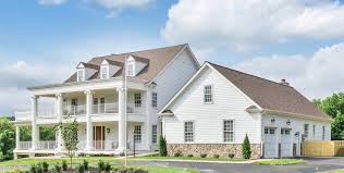 Modern Farmhouse In Charlottesville Va Dominion Custom Homes Custom Home Builders Custom Homes House Exterior
