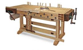 Woodworker Greg Scala Scala Knew That He Needed A Workbench That Was Dead Flat Sturdy Equipped With Good Vise Workbench Woodworking Bench Garage Work Bench