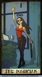 The Magician Tarot Card Woman Art Print By Luis Escobar X Small The Magician Tarot Tarot The Magicians