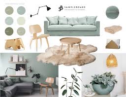 Sage Green The Hottest Neutral For 2018 According To Pinterest Interior Design Mood Board Sage Green Living Room Green Couch Living Room