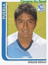 183 SERGIO ROSAS PUEBLA.FC MEXICO STICKER SUPERFUTBOL 2009 PANINI