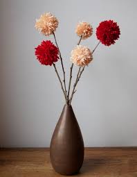 Pompomflowerbunch #diy #woolcraft pom pom flower bunch making. 13 Yarn Pom Poms For Home Decor Make And Takes