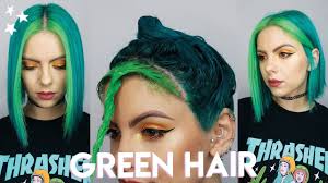 Now you can add your fabric to be dyed. Lime Dark Green Hair Dye Youtube