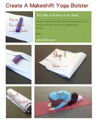 This Is Me Demonstrating A Diy Yoga Prop For Practicing At Home Diy Yoga Yoga Props Restorative Yoga