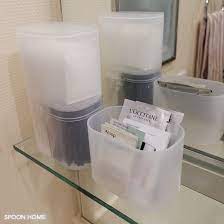 無印良品 ポリプロピレン綿棒ケースのブログ画像 収納 アイデア 綿棒 無印良品 ポリプロピレン