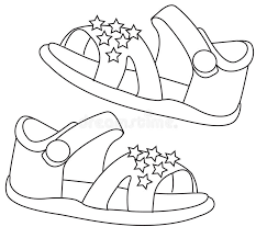 What colors do you see? Sandals Coloring Stock Illustrations 196 Sandals Coloring Stock Illustrations Vectors Clipart Dreamstime