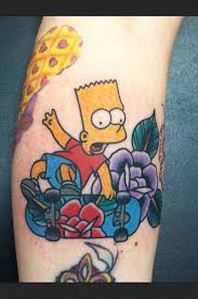 Bart Tattoo Simpsons Tattoo Cartoon Tattoos Fandom Tattoos