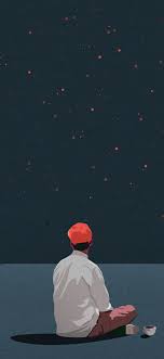 Ax68 Coffee Boy Cover Illustration Art Red Via Http Iphonexpapers Com Wallpapers For Iphone X Art Wallpaper Illustration Art Art