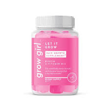 Vitamin c is another vitamin that's incredibly important for hair health. Grow Girl Let It Grow Hair Growth Supplements Biotin Vitamin B12 60 Ct Walmart Com Walmart Com