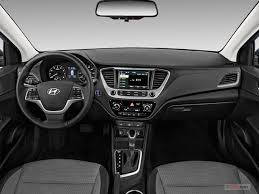 The current hyundai accent was redesigned for the 2019 model year, essentially an upgrade from the last model thanks to more room, better styling, improved safety, and increased fuel efficiency. 2019 Hyundai Accent Pictures Dashboard U S News World Report